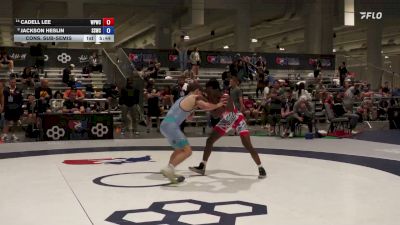 55 kg Cons. Sub-semis - Cadell Lee, West Point Wrestling Club vs Jackson Heslin, South Side Wrestling Club