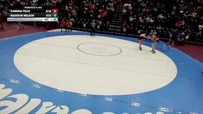 4A 115 lbs Cons. Round 2 - Sabrina Felix, Mountain View vs Madison Nelson, Mountain Crest