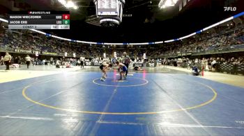 110 lbs Consy 2 - Mason Wieczorek, Harborcreek vs Jacob Erb, Leechburg