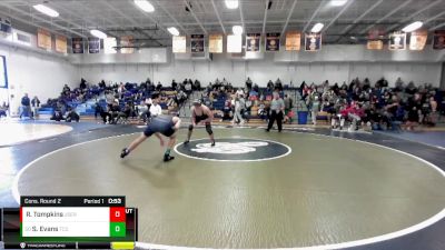 175 lbs Cons. Round 2 - Shepherd Evans, Tri City Christian vs Rocco Tompkins, JSerra