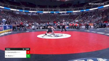 132 lbs Consolation - Ethan Szerencsits, Northampton vs Mason Myers, Central York