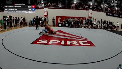 74 kg Quarters - Daniel Cardenas, CA RTC vs Max Brignola, Lehigh Valley Wrestling RTC