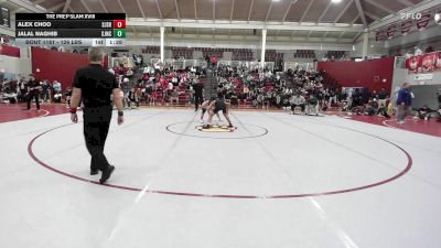 126 lbs Semifinal - Alex Choo, St. John's School vs Jalal Naghib, St. John Neumann Catholic