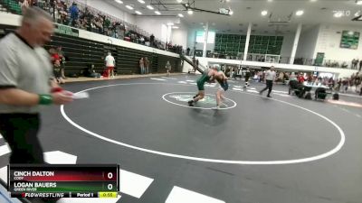 190 lbs Cons. Semi - Logan Bauers, Green River vs Cinch Dalton, Cody