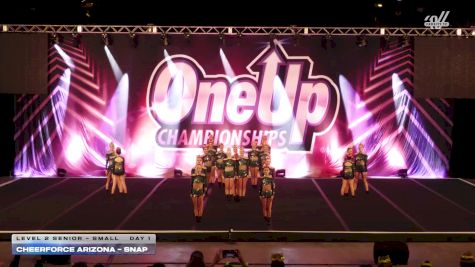 CheerForce Arizona - SNAP [2026 L2 Senior - Small Day 1] 2026 One Up Arizona Nationals