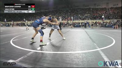 98 lbs Consi Of 4 - Brayleigh Cooper, Shelton Wrestling Academy vs Leah Wynn, El Reno Wrestling Club