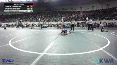 60 lbs Consolation - Connor Carrington, Sallisaw Takedown Club vs Maverick Spencer, Keystone Kids Wrestling Club