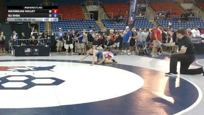 113 lbs Cons. Rd Of 64 - Maximilian Holley, Ohio vs Eli Shea, Connecticut