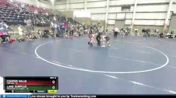 106 lbs Round 3 (4 Team) - Cooper Valle, Oregon vs Lane Surplus, Warriors Of Christ