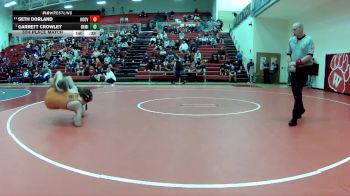 144 lbs 5th Place Match - Seth Dorland, North Canton (Hoover) vs Garrett Crowley, Berea-Midpark
