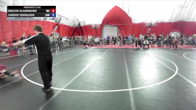 70 lbs Quarterfinal - Deacon Glassmaker, Princeton Wrestling Club vs Carson Torkelson, La Crosse Area Wrestlers