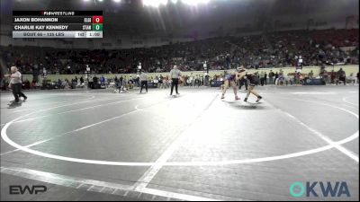 135 lbs Quarterfinal - Jaxon Bohannon, Elgin Wrestling vs Charlie Kay Kennedy, Standfast