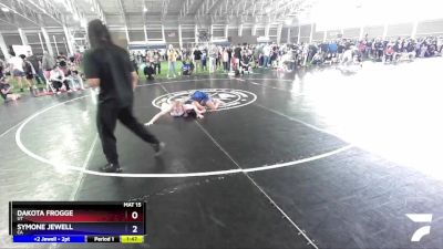 155 lbs Quarterfinal - Dakota Frogge, UT vs Symone Jewell, CA