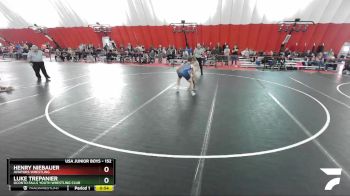 152 lbs Cons. Round 5 - Henry Niebauer, Aviators Wrestling vs Luke Trepanier, Oconto Falls Youth Wrestling Club