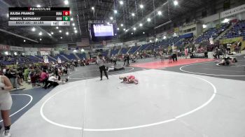 58 lbs Consolation - Julisa Franco, Duran Elite vs Kendyl Hathaway, Nebraska Titans