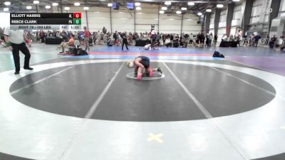 100 lbs Round Of 64 - Elliott Harris, AL vs Reece Clark, PA