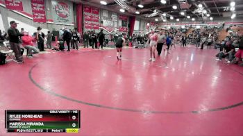 145 lbs Cons. Round 4 - Rylee Morehead, Elsinore vs Marissa Miranda, Murrieta Valley