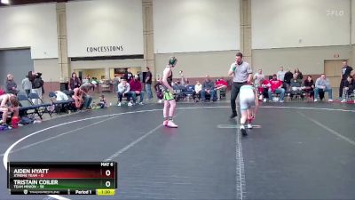 120 lbs Round 3 (6 Team) - Aiden Hyatt, Xtreme Team vs Tristain Coiler, Team Minion