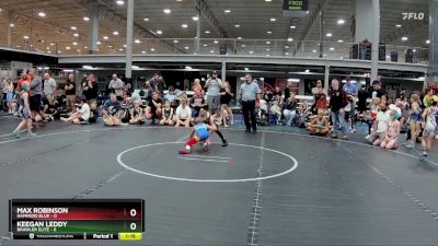 52 lbs Placement (4 Team) - Keegan Leddy, Brawler Elite vs Max Robinson, Hammers Blue