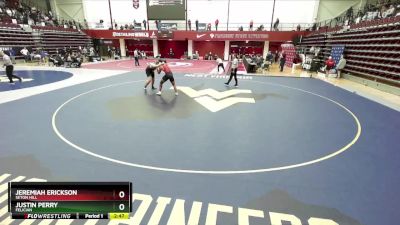 285 lbs Cons. Round 2 - Jeremiah Erickson, Seton Hill vs Justin Perry, Felician