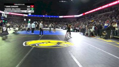 113 lbs Consi Of 16 #2 - Rene Cordero, Poway (SD) vs Gabriel Dela Rosa, Monterey (CC)