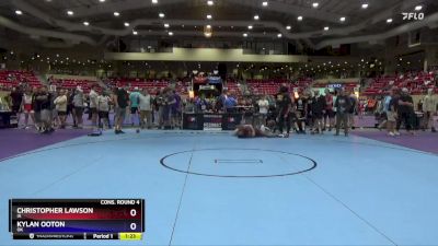 132 lbs Cons. Round 4 - Christopher Lawson, IA vs Kylan Ooton, OK