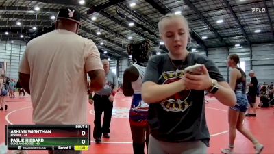 144 lbs Semis & 1st Wrestleback (8 Team) - Cadence Bushong, Gunz And Rosez vs Evelyn Blue, Foxfire