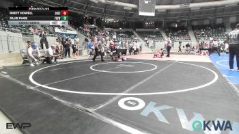 75 lbs Consolation - Rhett Howell, Checotah Matcats vs Ollie Page, Fort Gibson Youth Wrestling