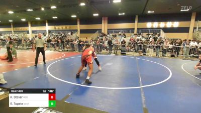 175 lbs Round Of 32 - Kelan Stever, Reign WC vs Rex Topete, South Hills HS