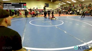 58 lbs Consi Of 8 #2 - Jett Brooks, Raw Wrestling Club vs Hayden Gregory, Tulsa Blue T Panthers