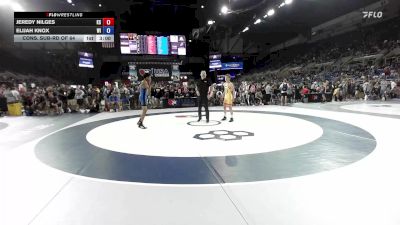 120 lbs Cons. Sub-rd Of 64 - Jeredy Nilges, KS vs Elijah Knox, WI