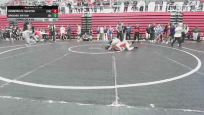 140 lbs Consi Of 8 #2 - Demetrius Swatek, D3 Wrestling Cluib vs Brodee Bryan, Shelton Wrestling Academy