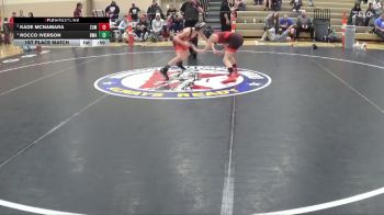 90 lbs 1st Place Match - Rocco Iverson, Blaine Wrestling Association vs Kade McNamara, Zumbrota-Mazeppa
