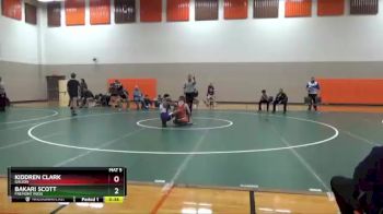 120 lbs Cons. Round 4 - Bakari Scott, Fremont Ross vs Kiddren Clark, Galion