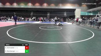 182 lbs Round Of 32 - Sam Schroeder, Mountain Crest vs Ben Bomberger, Poway - B