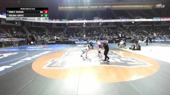 185 lbs Cons. Semi - Delina Gritz, Putnam Valley-1 vs Emily Dudar, Shaker-2