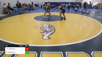 157 lbs Cons. Round 4 - Hayden Schepps, Brawlers WC vs Mika Ontiveros, Vasky Bros