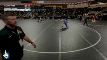 165 lbs 17th Place Match - Kasen Tyler, Decorah vs Shannon Hughes, Bettendorf