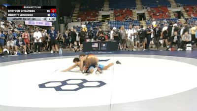 144 lbs Champ. Rd Of 128 - Breyden Childress, Washington vs Murphy Lengkeek, Michigan