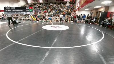 140 lbs 3rd Place Match - Rowen Ortega-Hand, Thunder Basin vs Milla Bretz, Natrona County