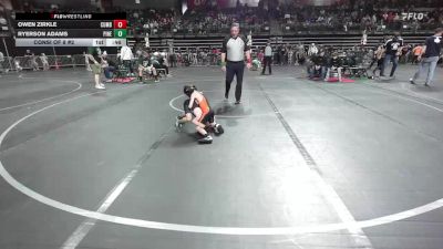 41 lbs Consi Of 8 #2 - Owen Zirkle, Cumberland vs Ryerson Adams, Pinelands