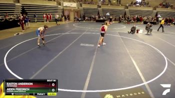 133 Championship Bracket Champ. Round 2 - Easton Anderson, Menomonie vs Aiden Friedrich, Kasson-Mantorville