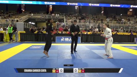 Jemma Leigh Van Housen vs Eduarda Cardozo Costa 2025 Pan Kids Jiu-Jitsu IBJJF Championship