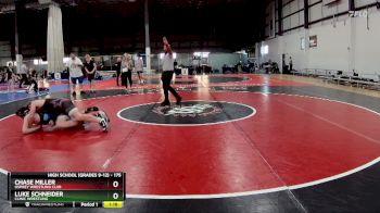 175 lbs Semifinal - Chase Miller, Osprey Wrestling Club vs Luke Schneider, Clinic Wrestling