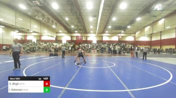 150 lbs Consi Of 4 - Declan Bligh, MetroWest United vs Isaiah Solomon, Doughboy