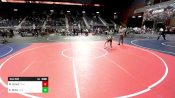 81 lbs Consolation - Mack Grant, Douglas WC vs Kaice Ruby, Touch Of Gold WC