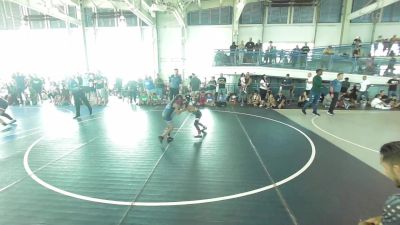 50 lbs Consi Of 4 - Angelo Sanchez, Hawkeye WC vs Abigail Garcia, Scotsmen WC