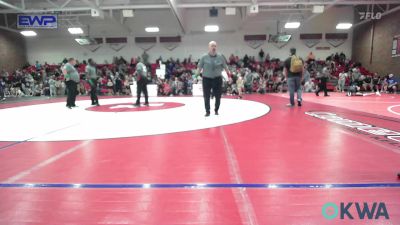 75 lbs Rr Rnd 1 - Dejuan Fields, Tulsa Blue T Panthers vs Carlos Munoz, Warner Eagles Youth Wrestling