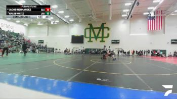 106 lbs Cons. Round 4 - Jacob Hernandez, Valencia/Valencia vs Kaleb Ortiz, La Habra