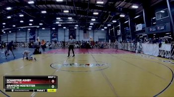 115 lbs Rd# 1 9:00am Friday - GrAyson Hostetter, PA Silver vs Schaeffer Ashby, SELECT, Utah